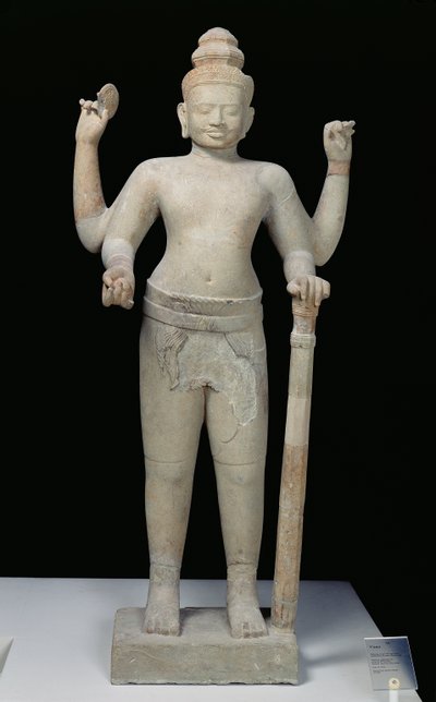 Standing Vishnu by Cambodian School